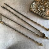 Solid brass fireplace mantelpiece