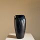 Large Art Deco vase with handles by Alfred Lebret, France, circa 1920.