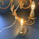 Pair of Golden Florentine Wall Lights 1950s 1960s Hollywood Regency 7 Lights