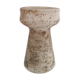 Vintage stoneware candle holder 70s