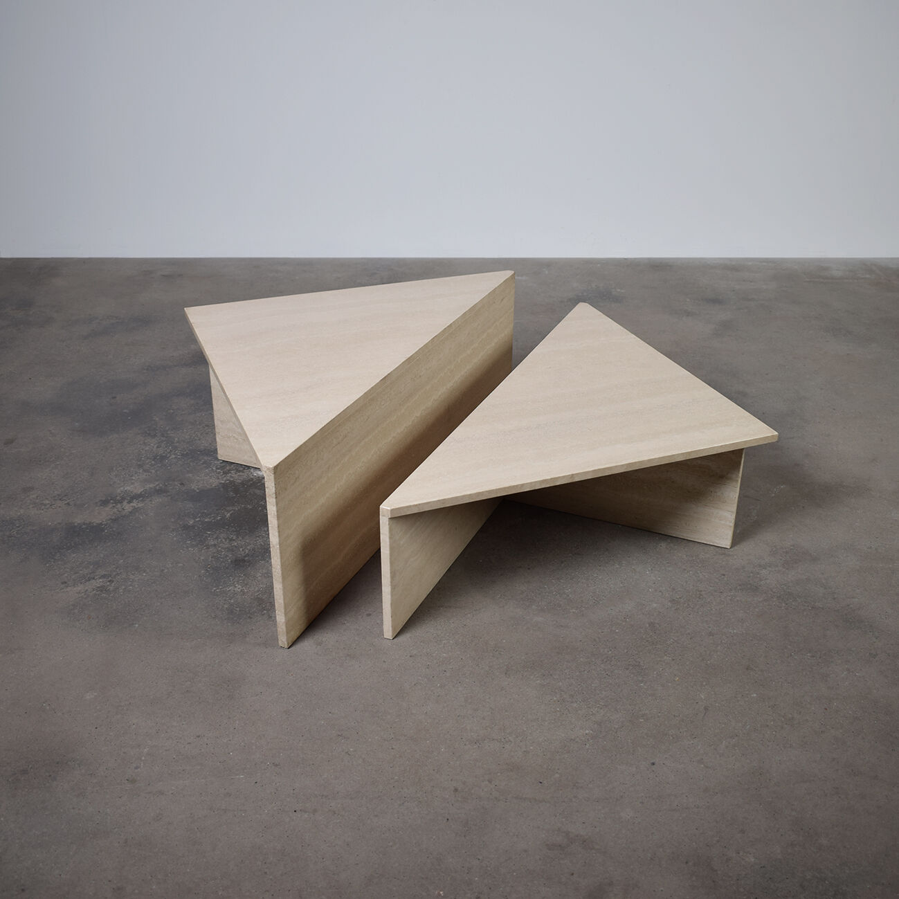 Travertine Coffee Table By Up&Up, Italy, 1970s
