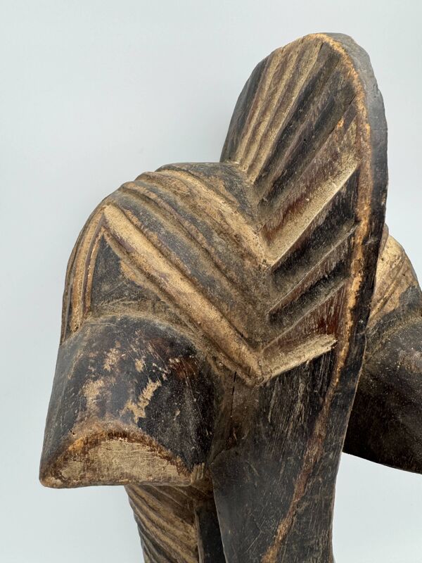Masque africain Songye Kifwebe – art tribal Congo RDC, bois sculpté