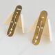 Unusual pair of wall sconces Bergboms, Sweden, 1960