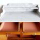Art Deco marble bathroom cabinet