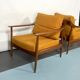 Mid-century modern pair of Walter Knoll armchairs model 550 from 50s