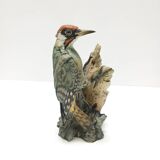 Vintage Hand-Painted Ceramic Woodpecker by Bepi Tay, Italy