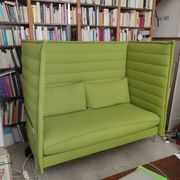 Alcove Highback sofa by the Bouroullec brothers, published by Vitra. 2/3 seater.