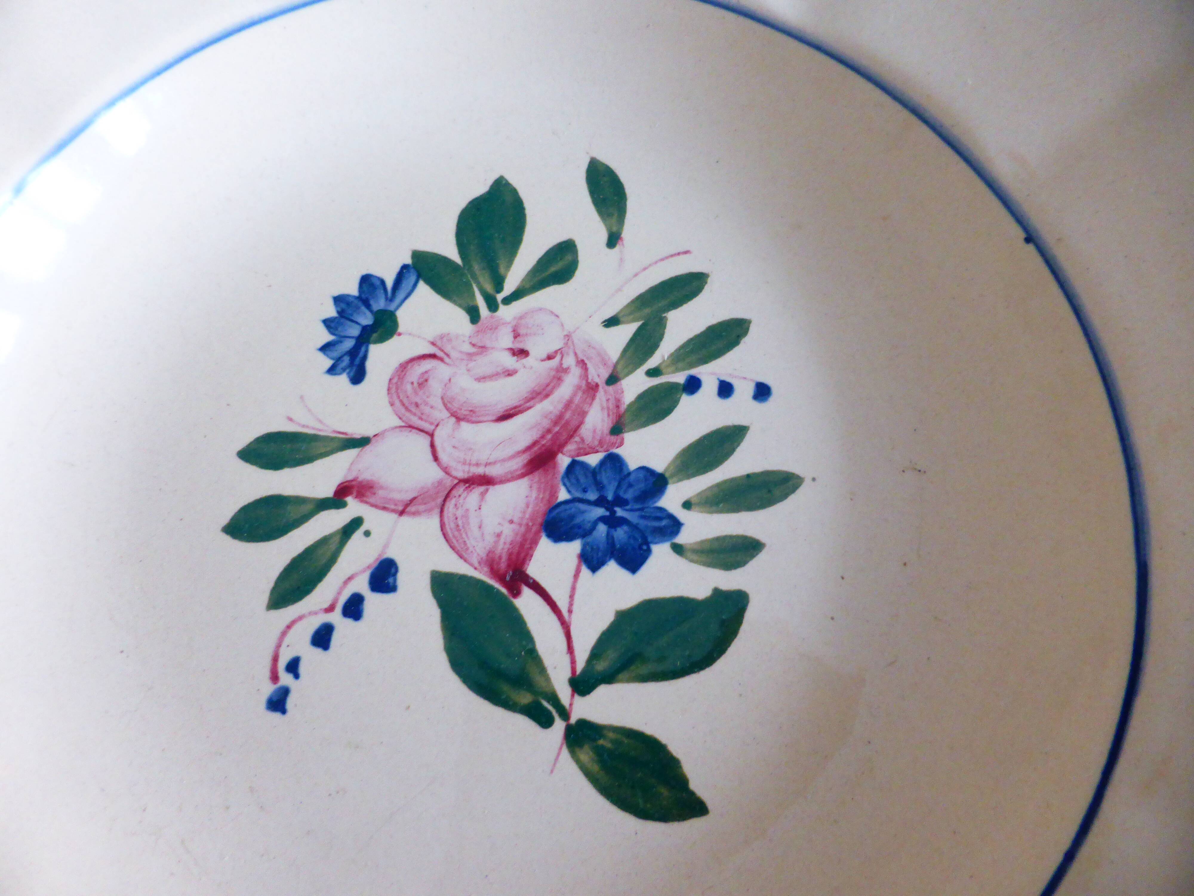 1 deep plate Digoin Sarreguemines 221288