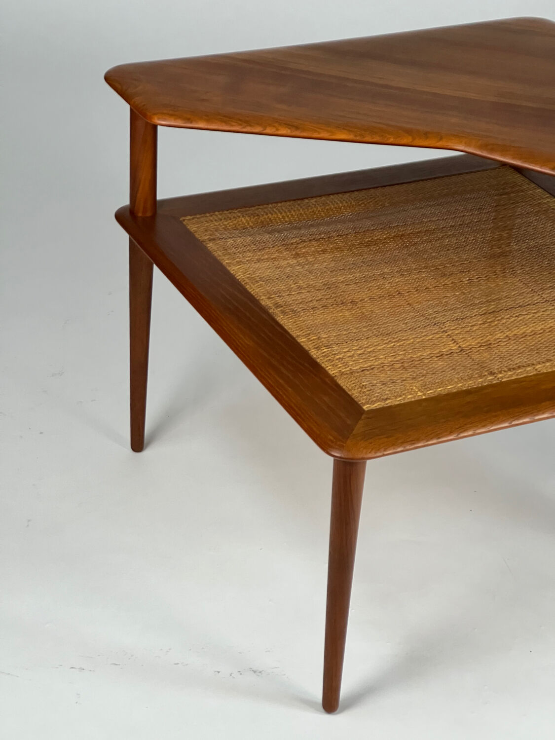 Minerva teak coffee table corner table Hvidt Mølgaard-Nielsen Danish