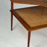 Minerva teak coffee table corner table Hvidt Mølgaard-Nielsen Danish