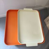 Vintage seventies serving trolley