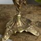 Paire de bougeoirs en bronze, porteuses d’eau
