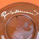 Puigdemont dish Enamelled polychrome terracotta with decoration spirals 1960s