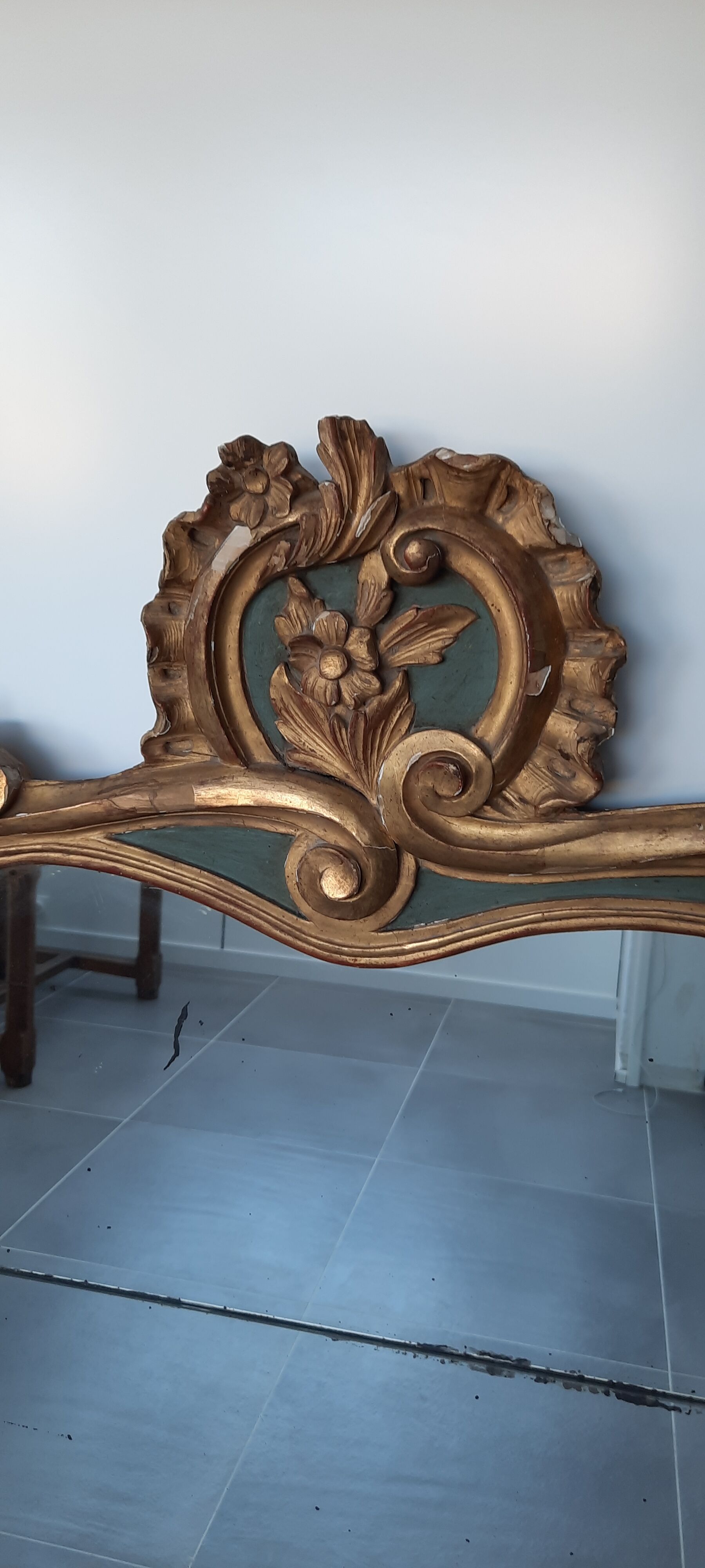 Mirror 19th gilded wood