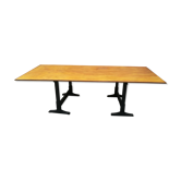 Table plateau tréteaux