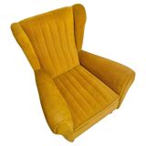 Midcentury Modern Living Room set in Velvet, Italy 1950