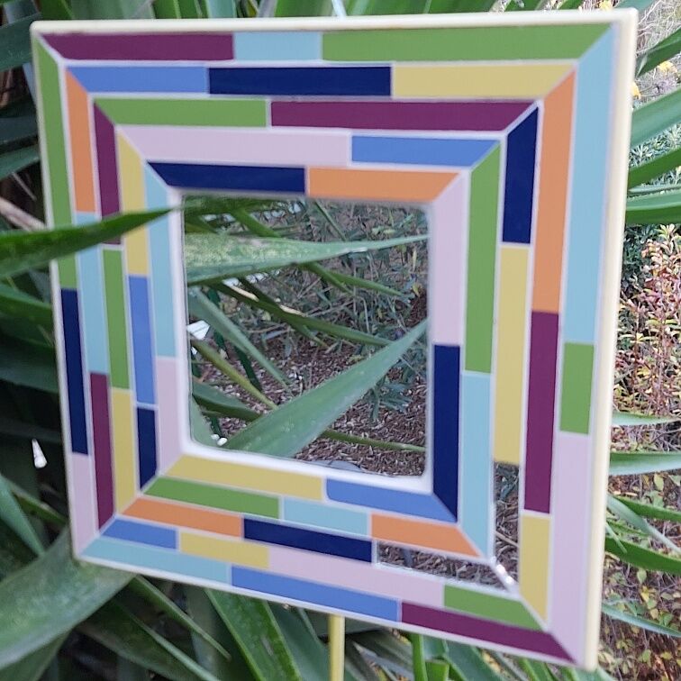 Mirror tiled - 32x33cm