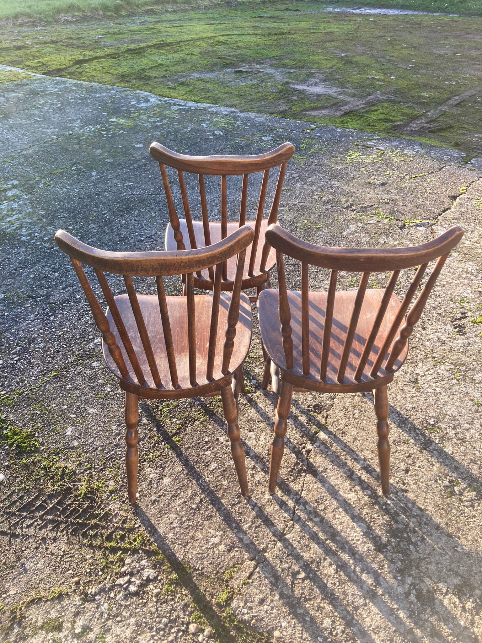 3 Baumann minuet chairs
