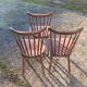 3 Baumann minuet chairs