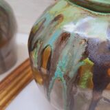 Glazed ceramic vase