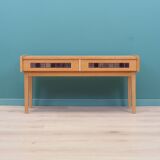 Console en frêne, design danois, années 1970