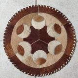 Tapis patchwork peau vache