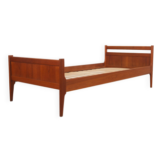 Teak bed, Danish design, 1970s, production: Denmark