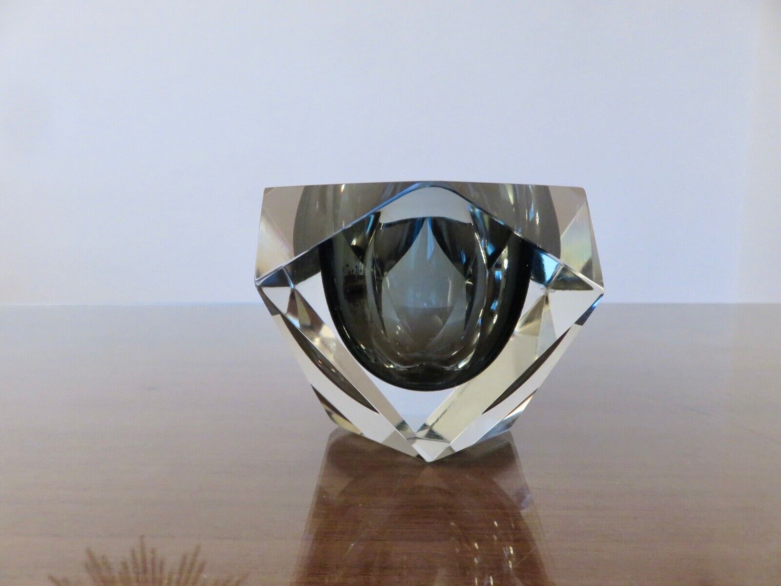 Cendrier et briquet de table en verre de Murano 1970