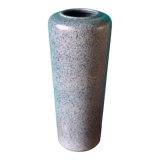 Vase in turned sandstone, greyish blue, blue spotted. Sacendinavian work, circa 1970