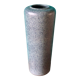 Vase en grès tourné, bleu grisé, tacheté bleu, sacndinave, vers 1970