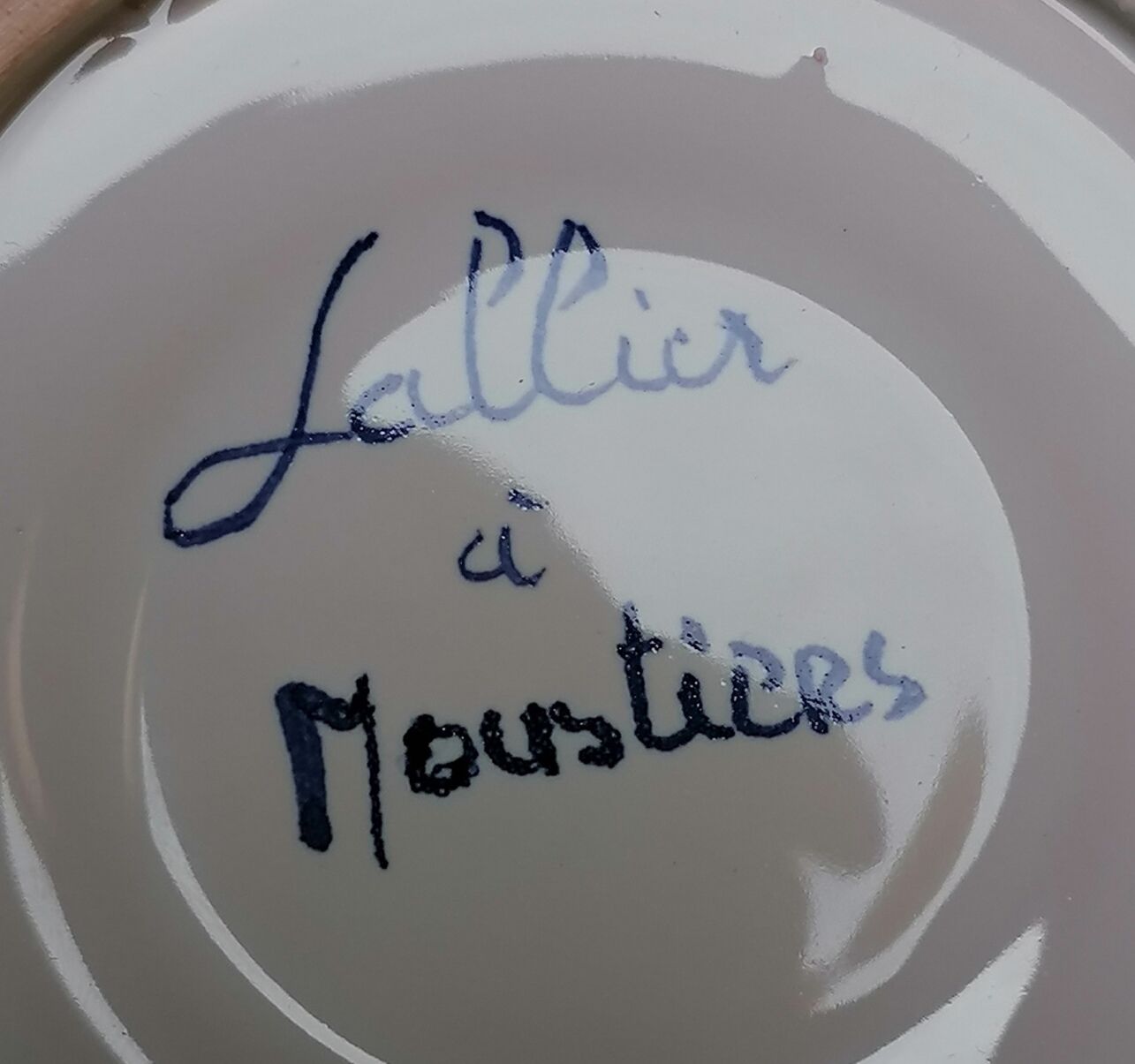 Candlestick Moustiers cellar rat earthenware