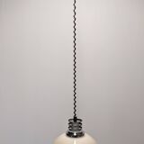 Harvey Guzzini Space Age dlg adjustable pendant lamp circa 1970