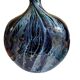 vase oblong larochére noire et bleu avec  XX siècle