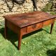 Solid wooden farm table mid-20th century