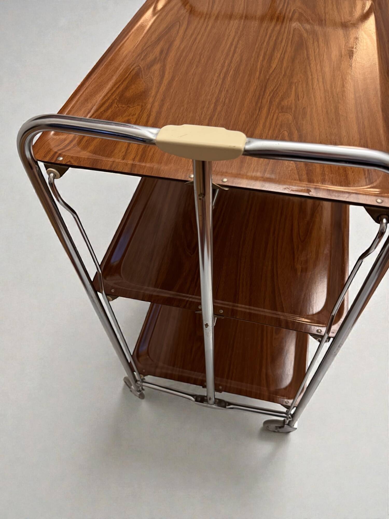 Rare Bremshey Gerlinol Dinett dessert trolley with 3 shelves - 1970