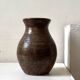 French workshop vase in pyrite stoneware from around 1950.