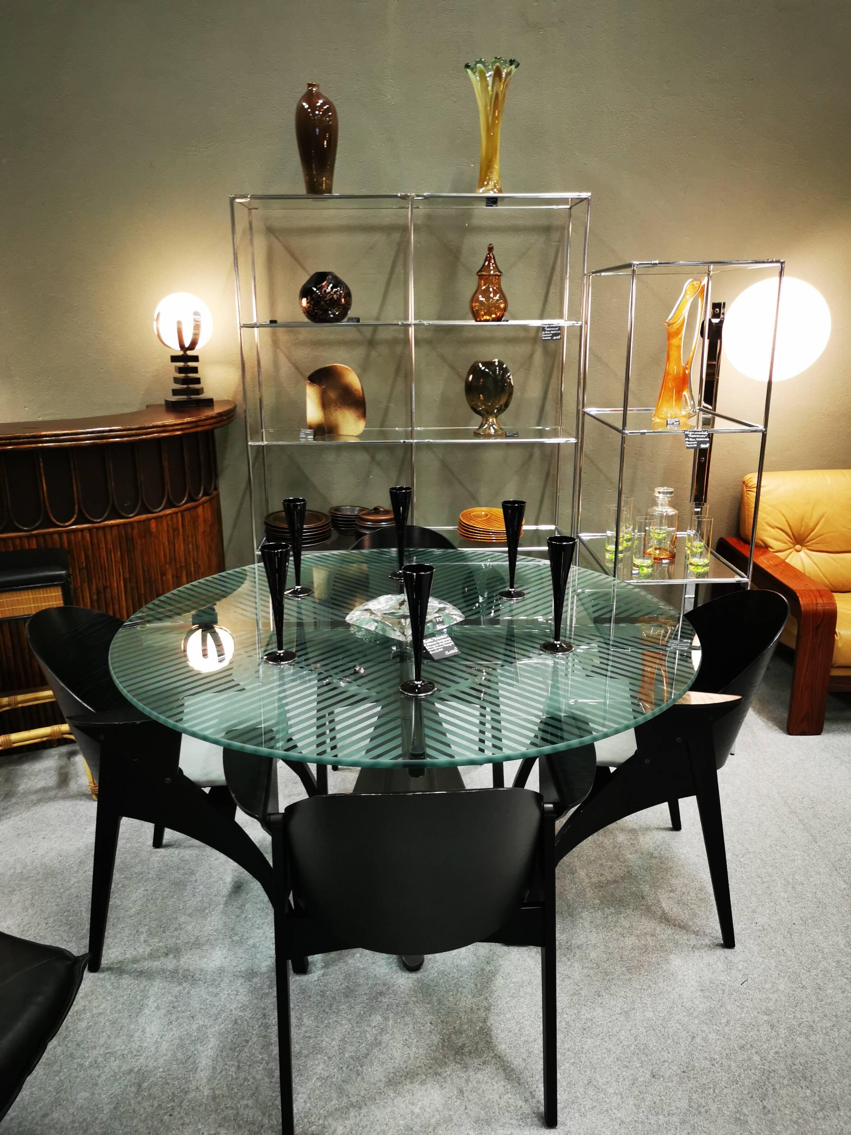 "Alada" designer dining table, Oscar TUSQUETS - 1980s