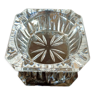 Cendrier en cristal 10,2x10,2 cm