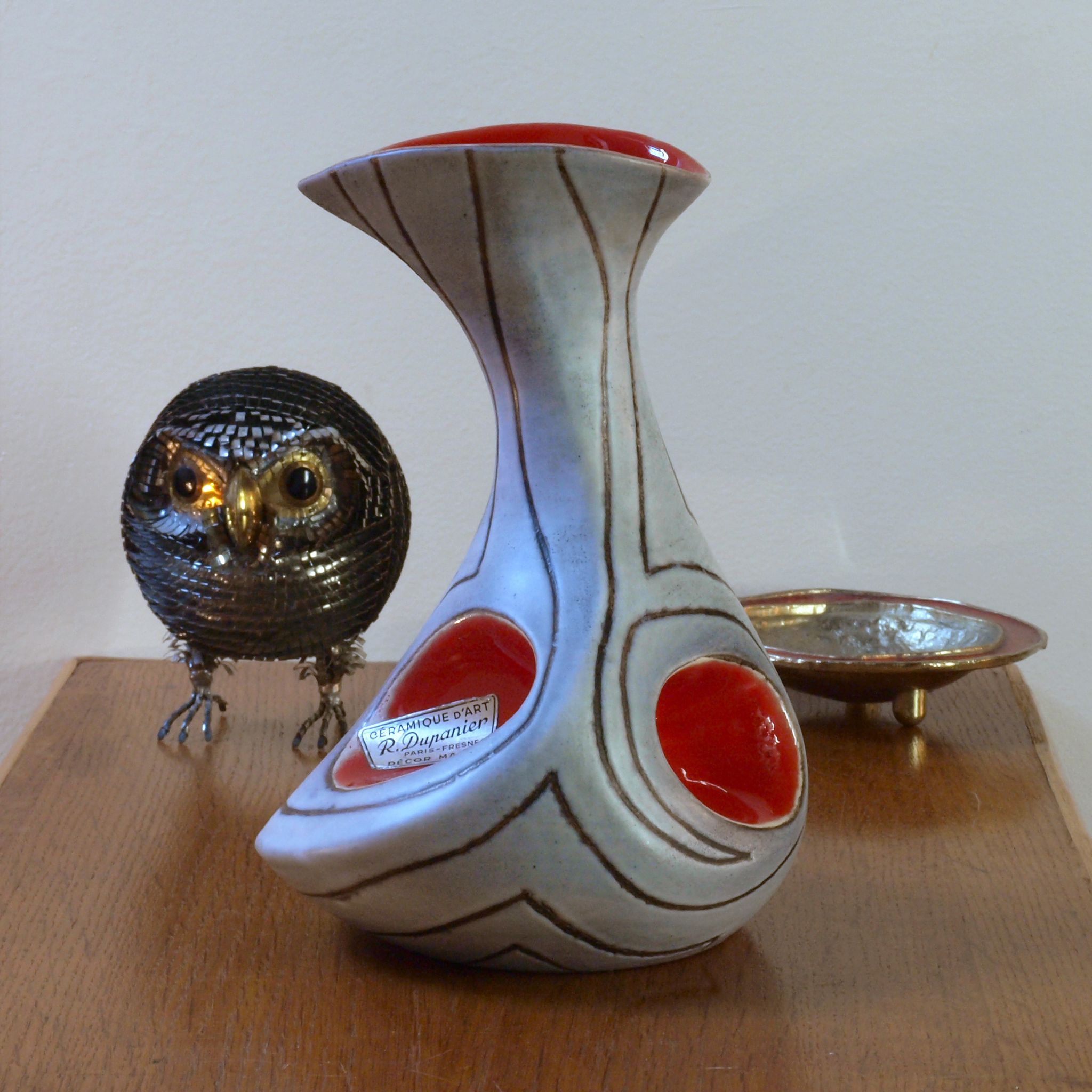 Vase by Robert Dupanier, Fresnes, 50s