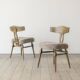 Henning Kjærnulf, solid oak dining chair (pair)