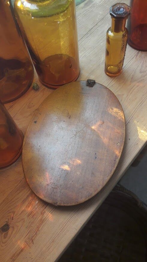 Old wood mirror