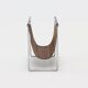 Brabantia Leather & Chrome Magazine Rack 1970s