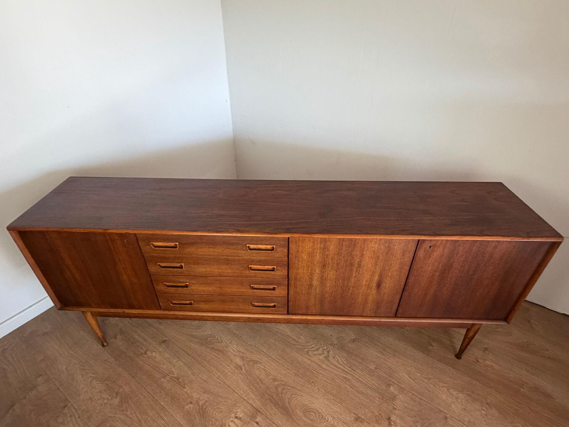 Superb Scandinavian teak sideboard from the 1960s.