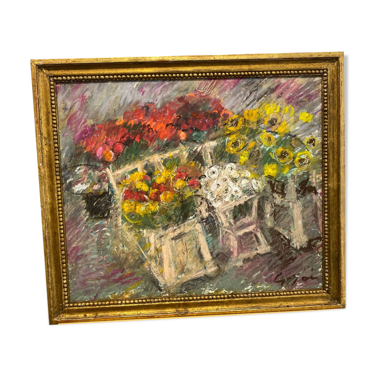 Still Life with Flowers Signed