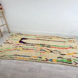 Handmade wool berber rug 250 x 150 cm