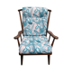 Baumann reupholstered fan chair