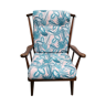 Baumann reupholstered fan chair