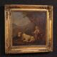 Peinture bucolique antique du 19ème siècle
