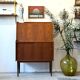 Secretary/desk, Denmark, 1960s/1970s, Mid-C Modern style, vintage