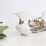 English sauceboat, Ridgway, Hayride model, vintage